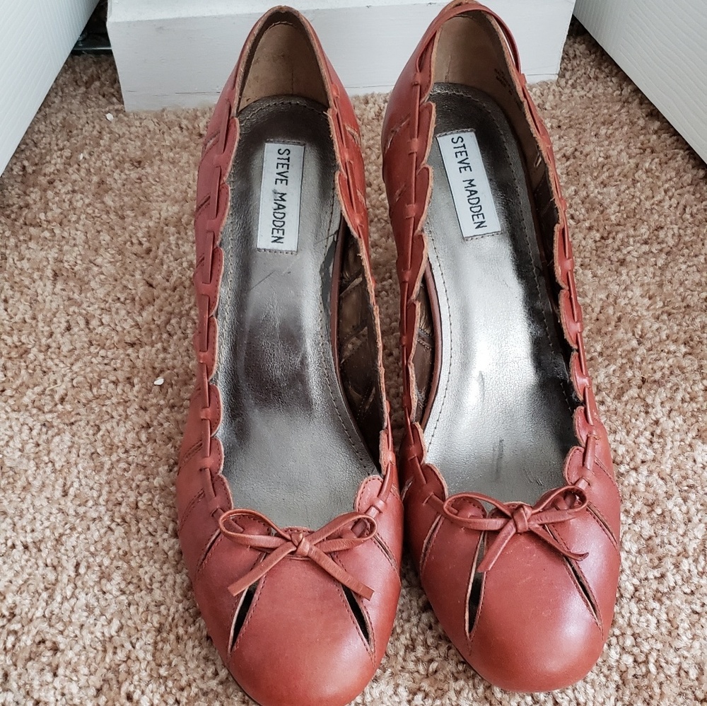 Rust Colored Steve Madden Heels